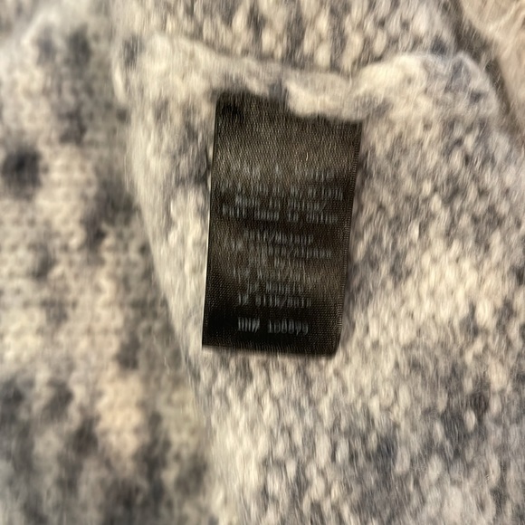 Rag & Bone Jayda Knit Pullover Sweater. Patterned knit, contrast hem&cuffs L NWT - Picture 5 of 6